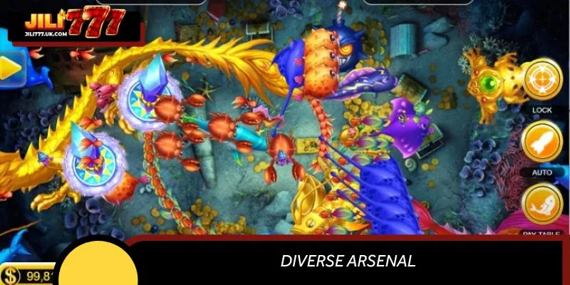 Fishing JILI777 has a diverse weapon system