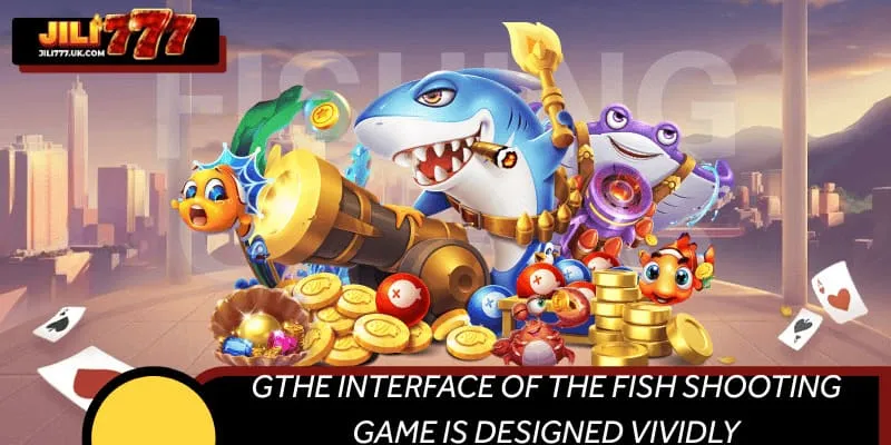 GThe interface of the fish shooting game is designed vividly