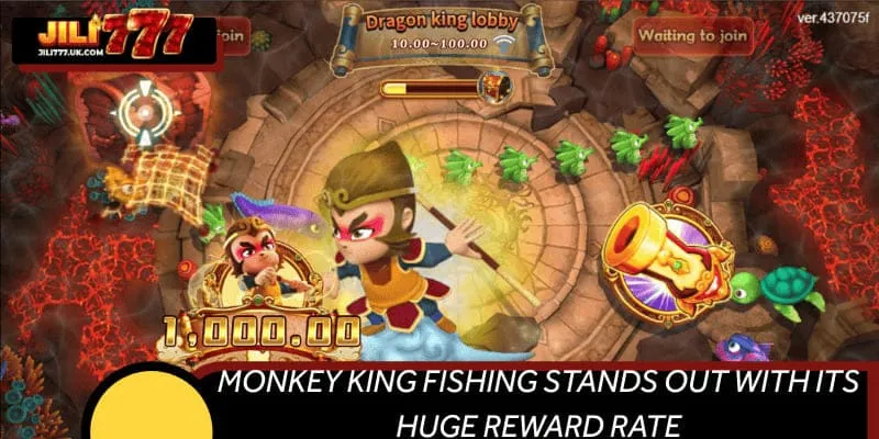 Monkey King Fishing stands out with its huge reward rate